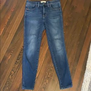 Madewell High Rise Skinny Jean